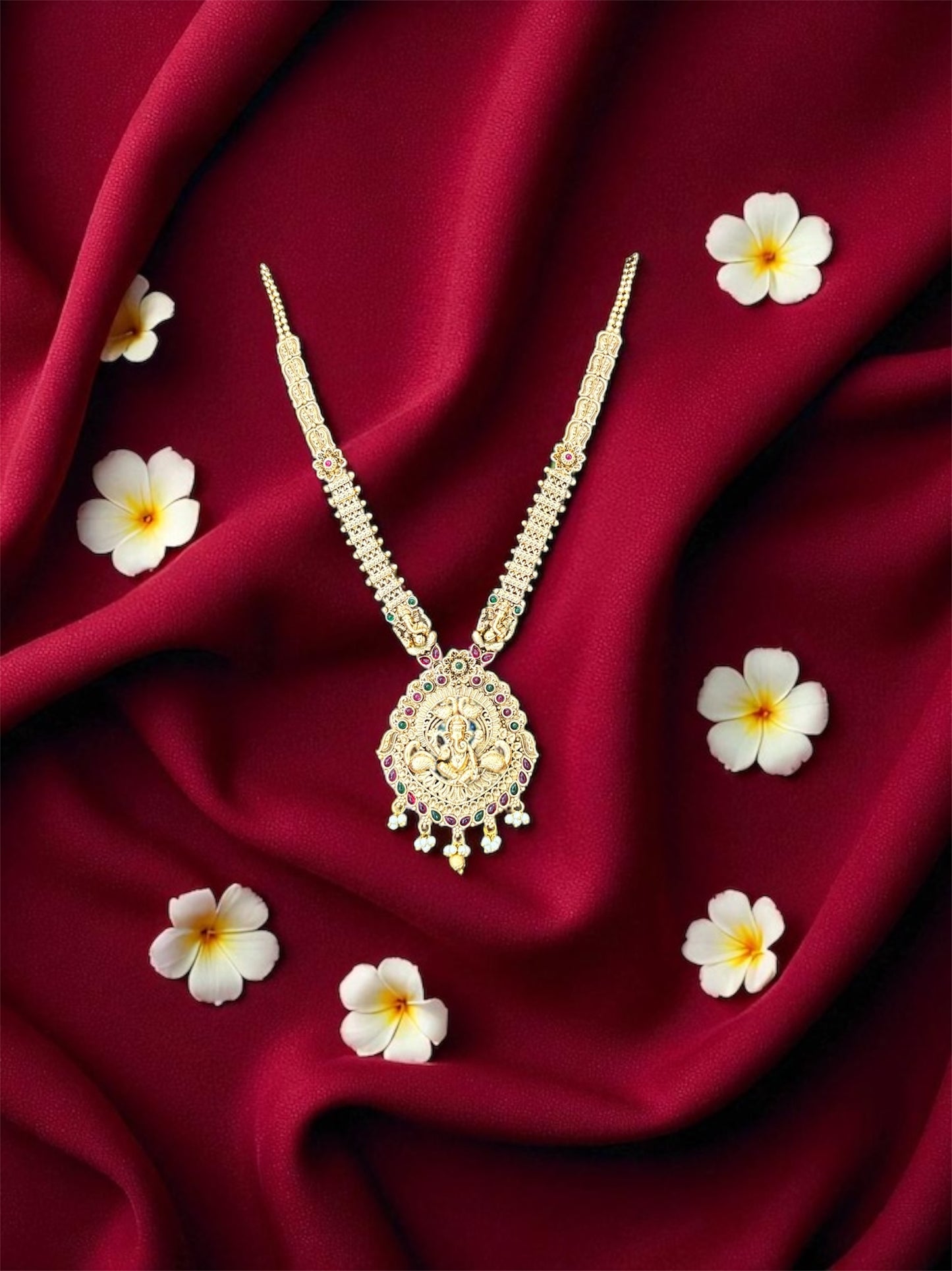 Ganesha Temple Long Necklace
