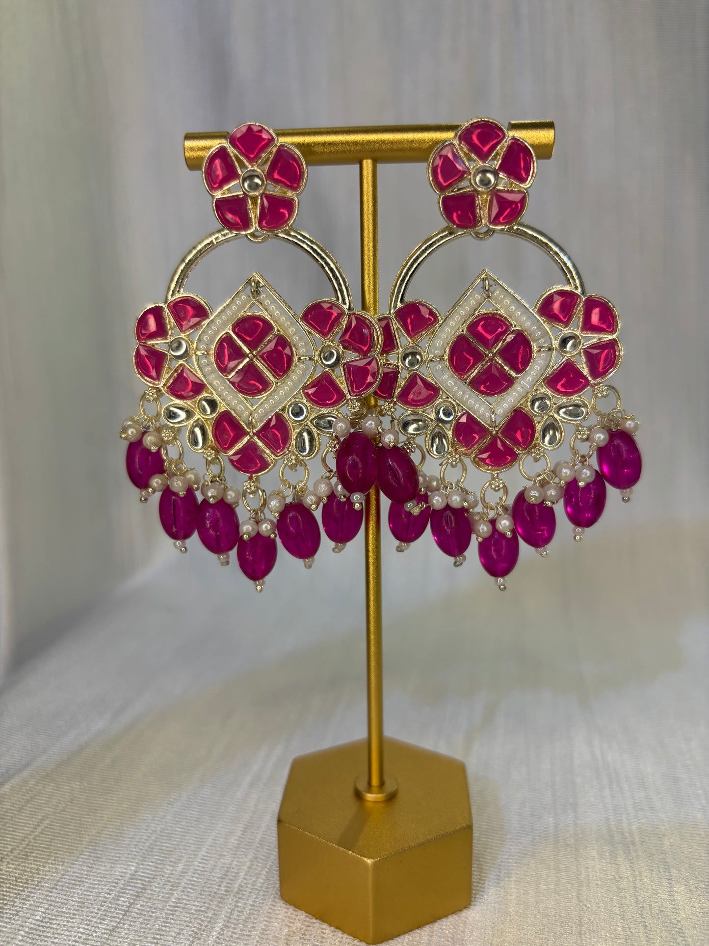 Floral Chandbali