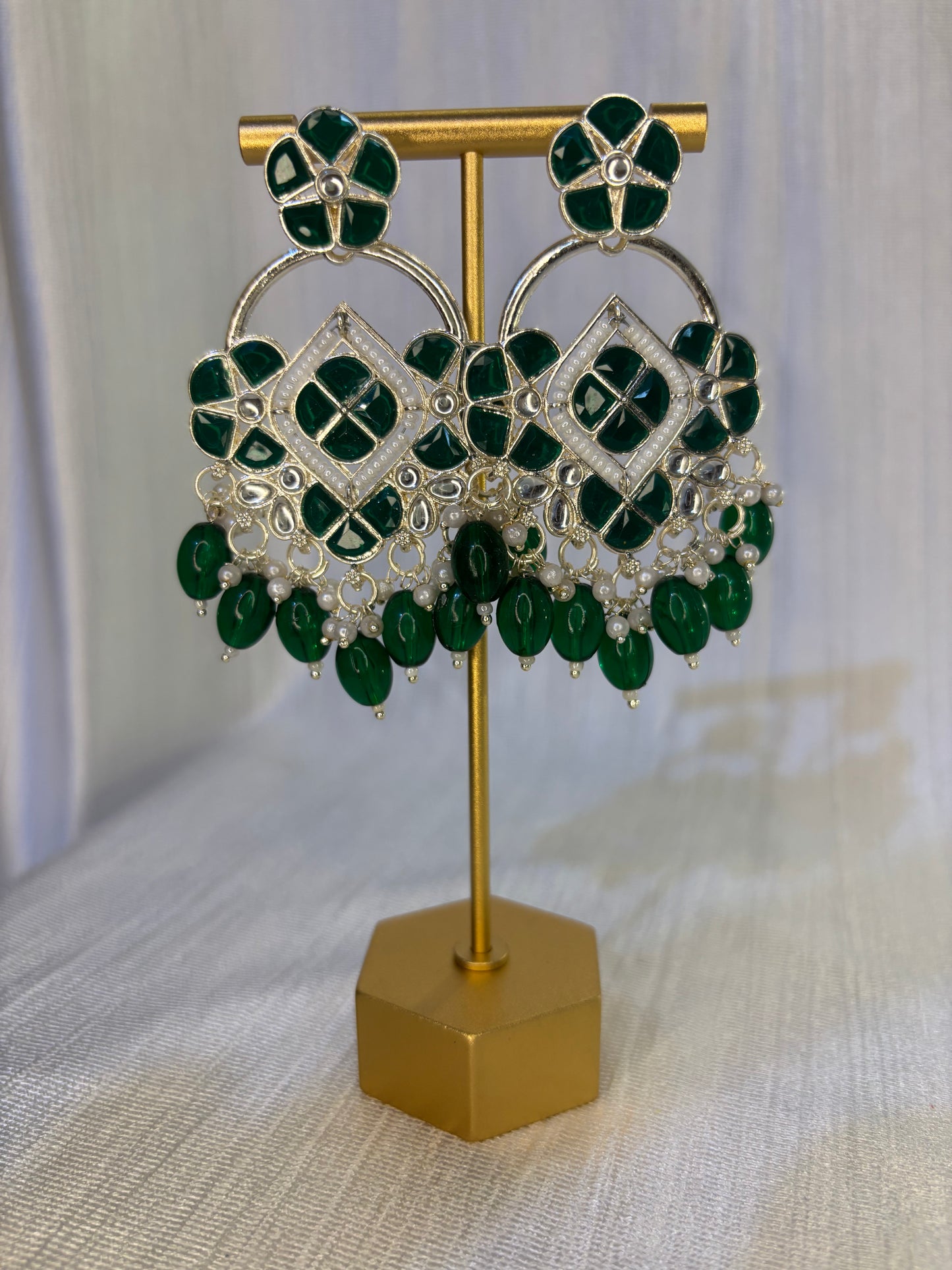 Floral Chandbali