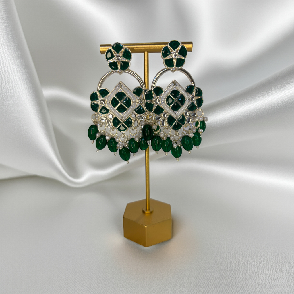 Floral Chandbali
