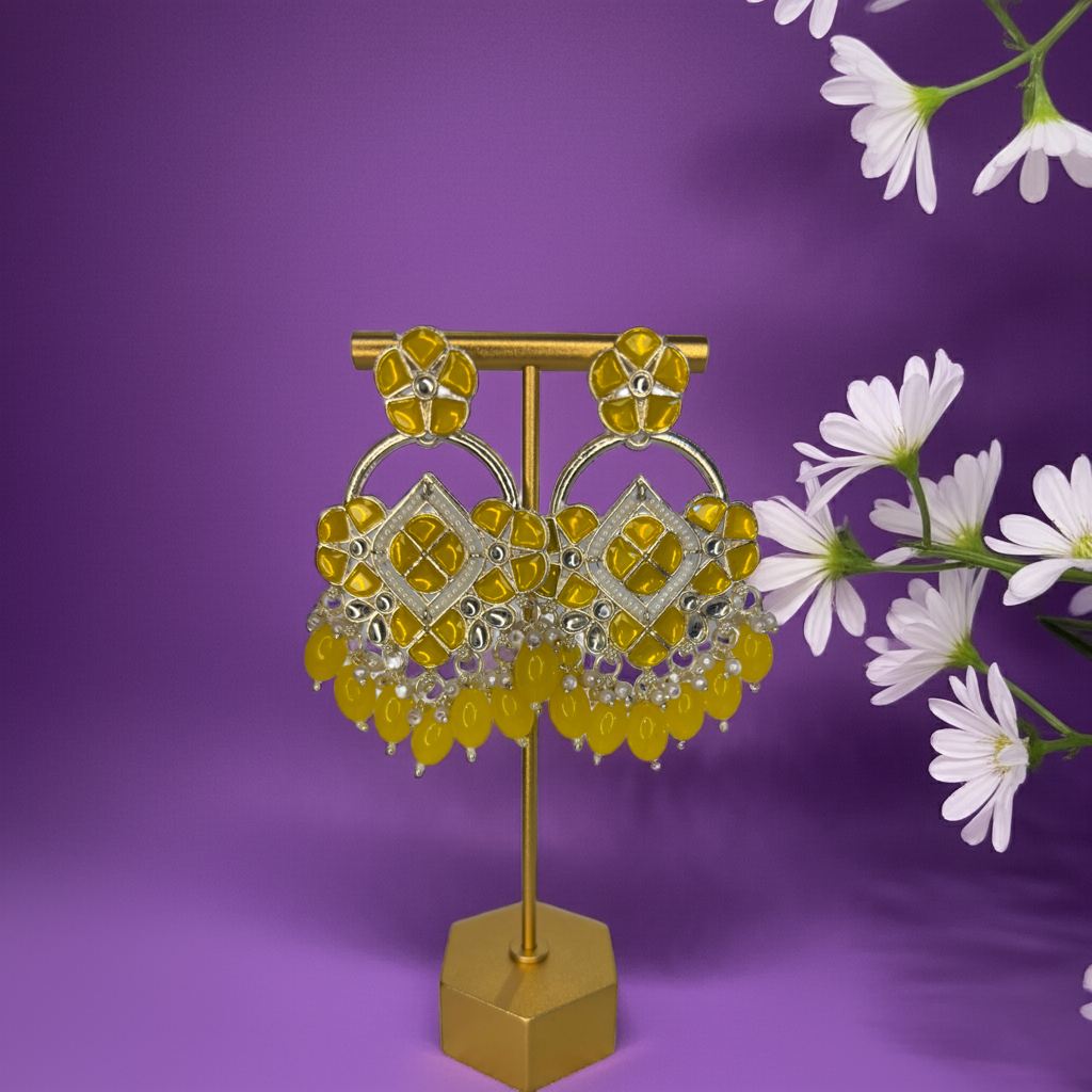 Floral Chandbali