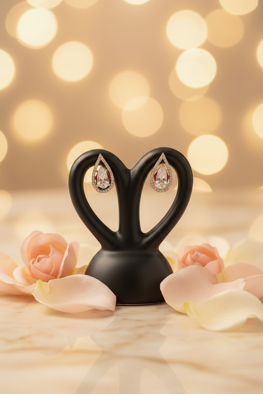 American Diamond Stud Earrings for Women | Classic AD Studs