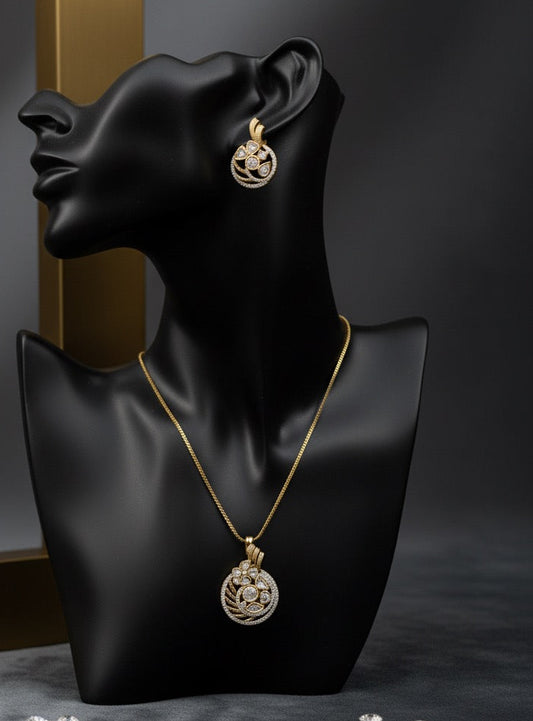 Golden Aura Pendant Set