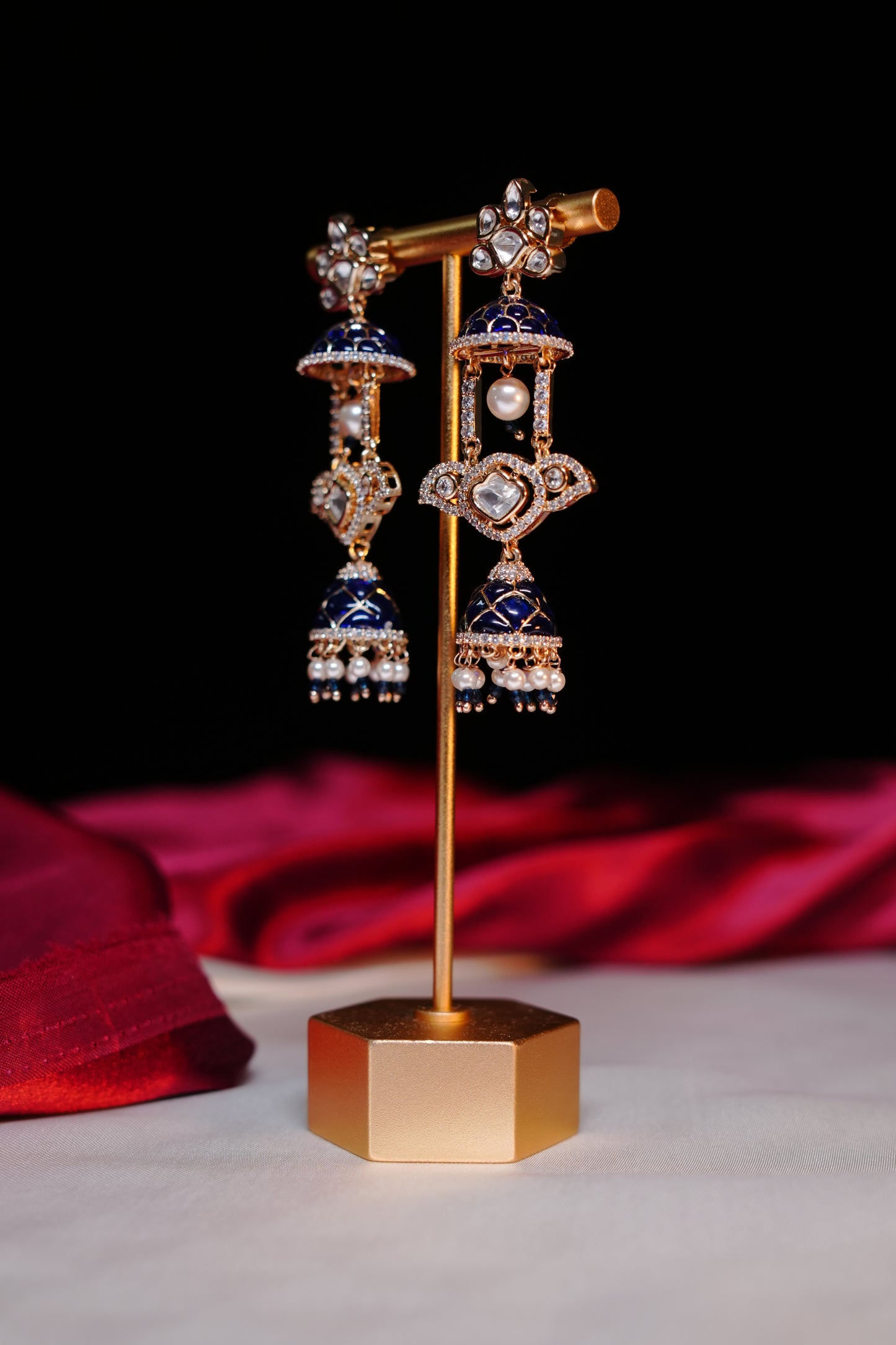 Neelika Meenakari Earrings
